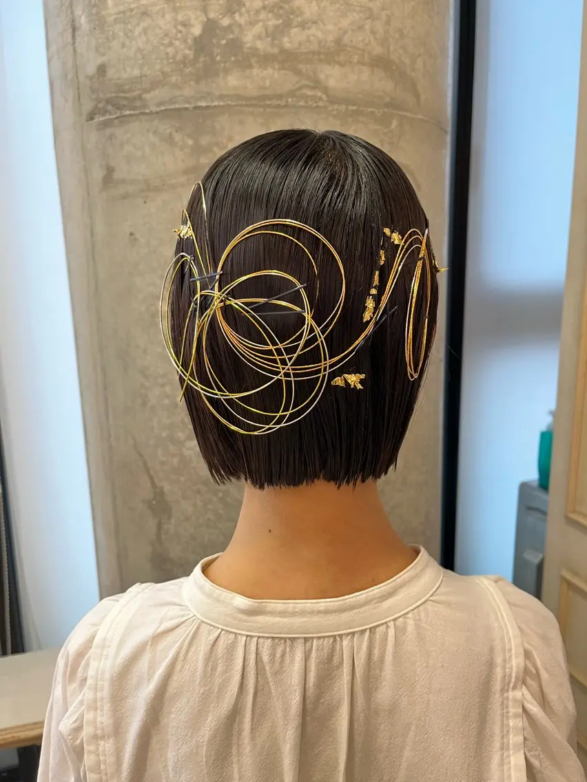 ヘアアレンジ 卒業式のヘアスタイル 着付け サソウ ユリエ🥥のヘアスタイル