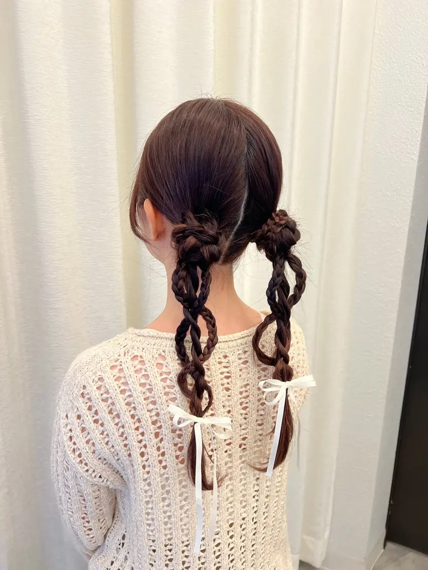 ヘアアレンジ ヘアセット saya🍀/透明感 カラー/ヘアセットのヘアスタイル