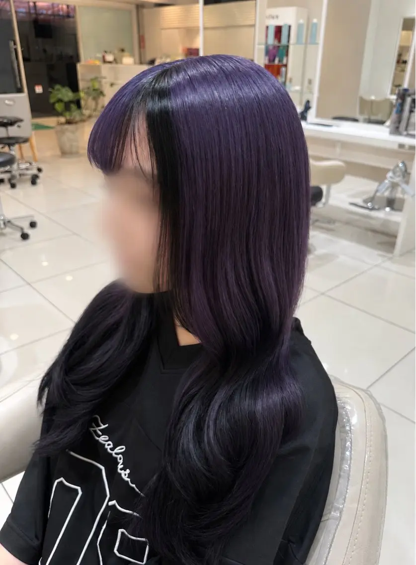 ロング カラー ヘアカラー 村瀬 友香のヘアスタイル
