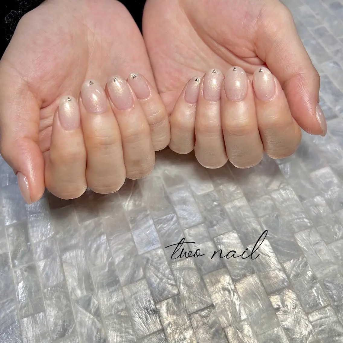 ネイル アートネイル フットネイル ハート ニュアンスネイル オフィスネイル ハンドネイル two nailのネイルデザイン