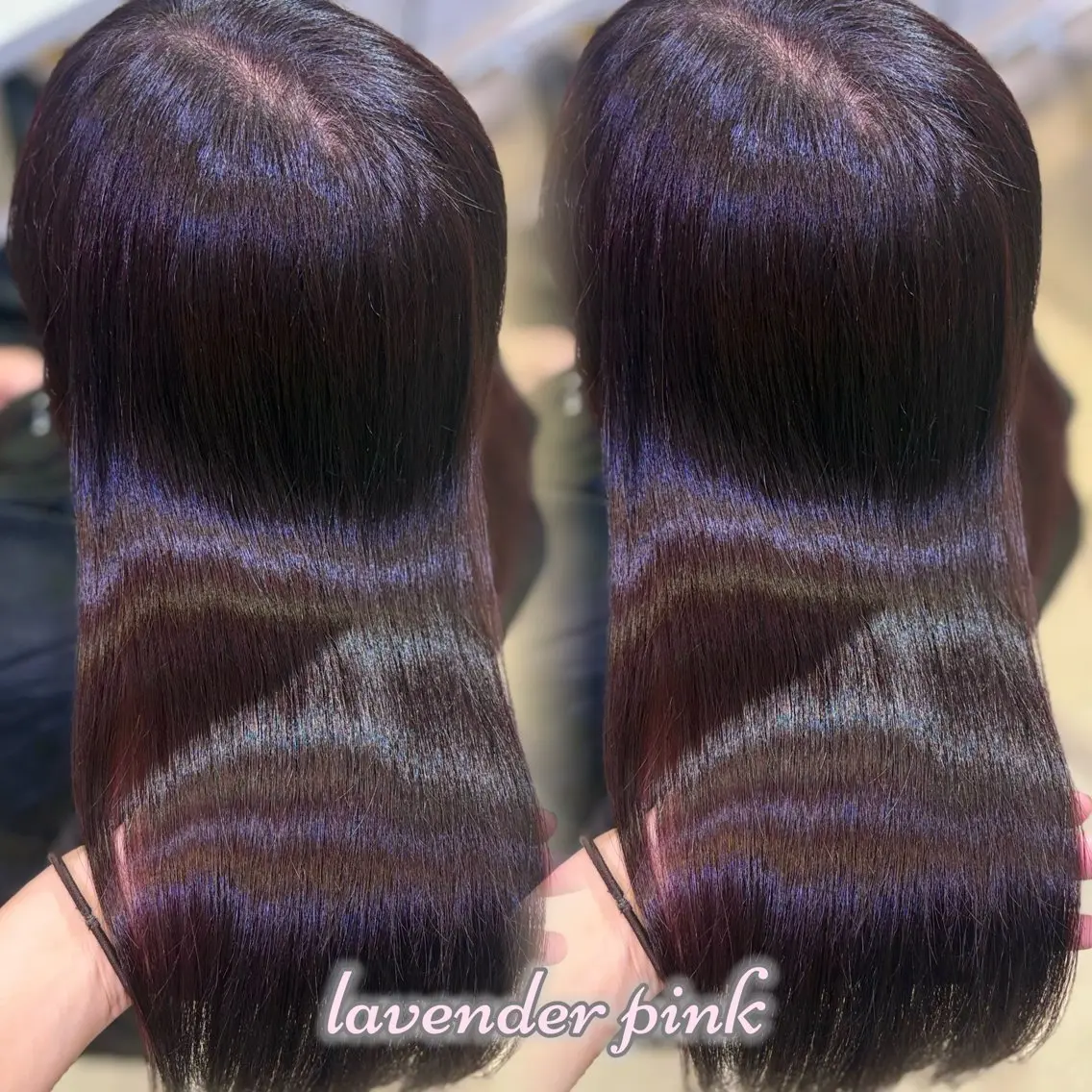 ロング カラー ラベンダーカラー ラベンダーピンク ピンクカラー カット ヘアカラー トリートメント 新宿/艶カラー 🎀韓国ヘアKANAのヘアスタイル