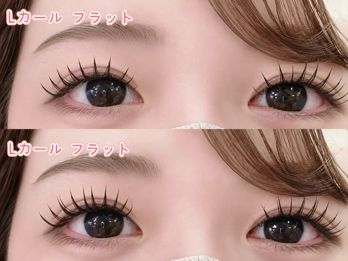 マツエク・マツパ フラットラッシュ Lカール マツエク stunner eyelashのマツエク・マツパデザイン