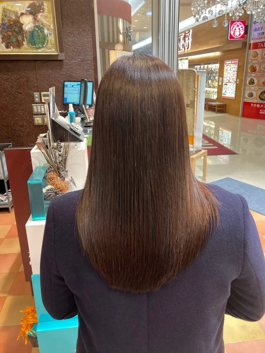 カット＋白髪ぼかしカラー＋4ステップトリートメントの写真