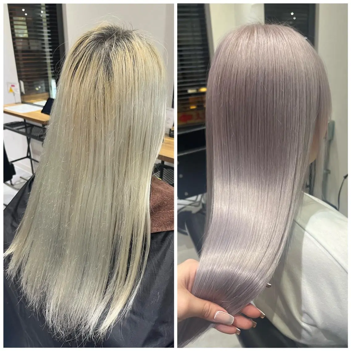 セミロング カラー MAKO ❤️🔥NEXTのヘアスタイル