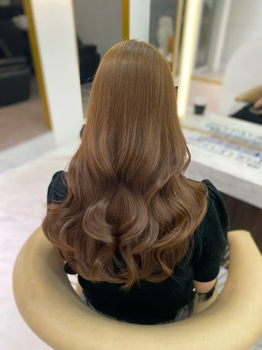 ロング カラー 古川 美羽のヘアスタイル