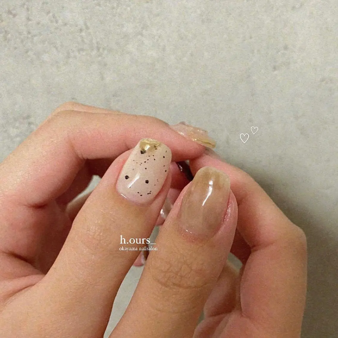 ネイル ニュアンスネイル ハンドネイル h.ours _のネイルデザイン