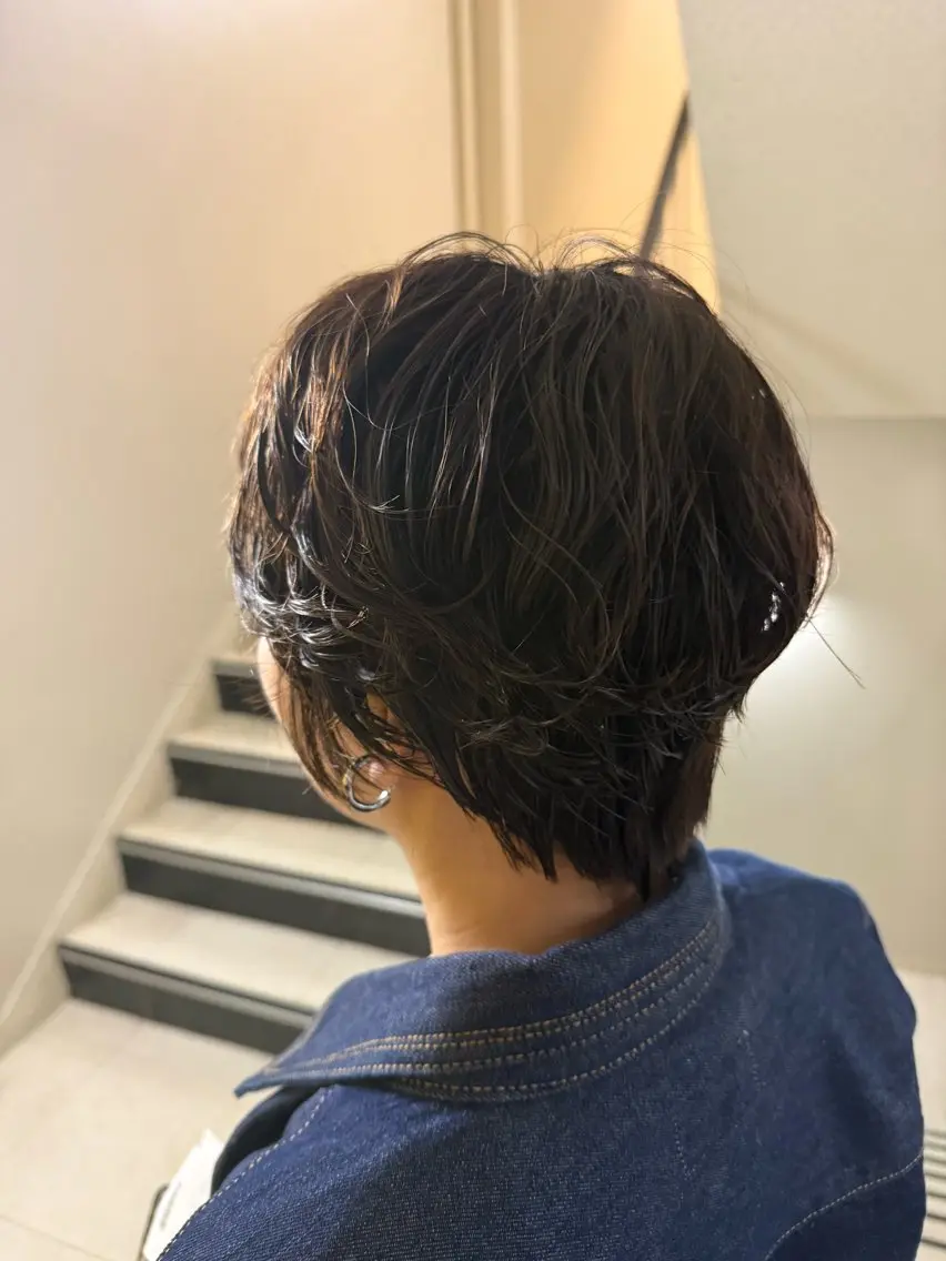 ショート カット パーマ カ ズ サ ✴︎のヘアスタイル