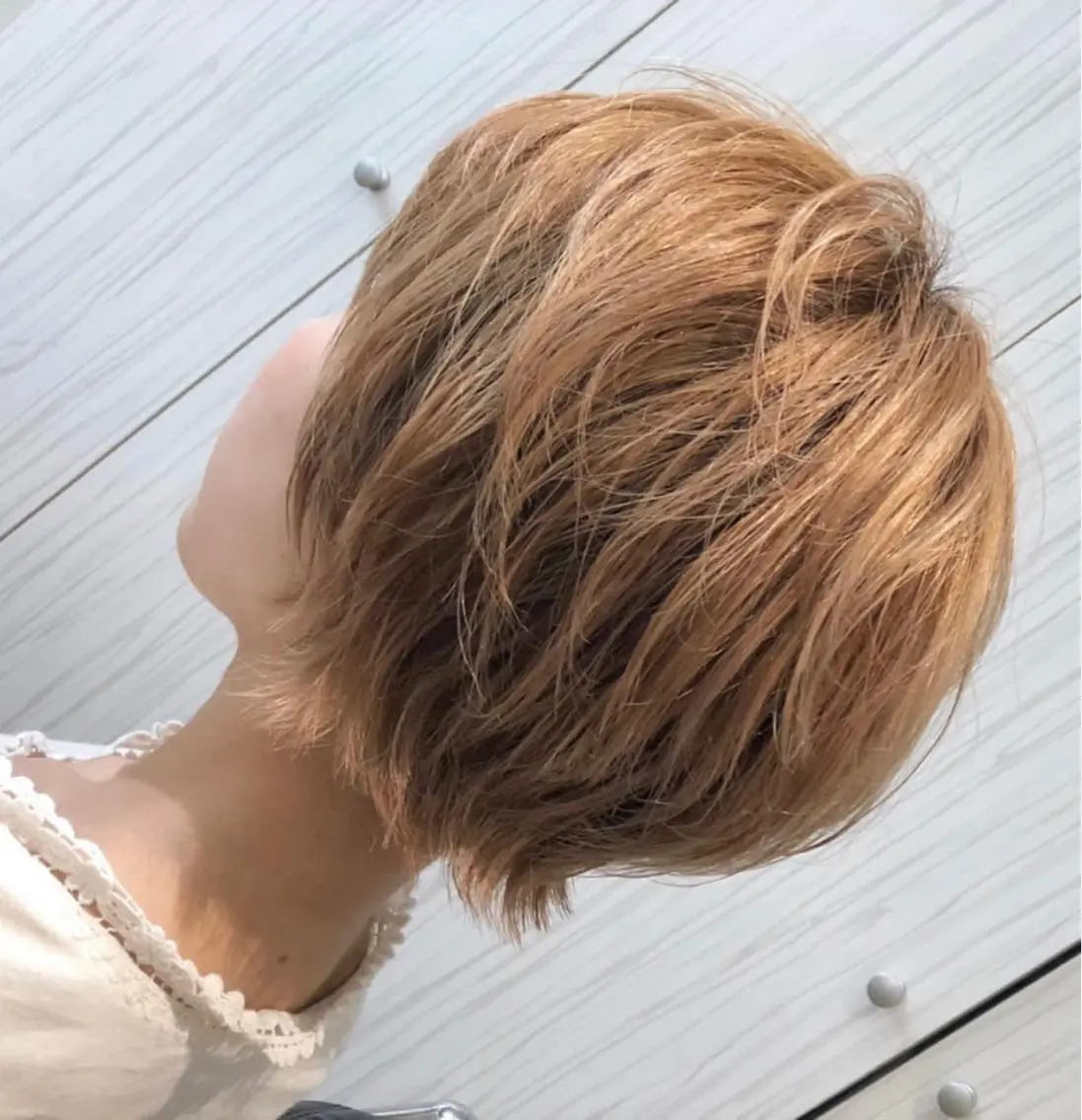 【復帰前限定】インナーブリーチ+N.カラー(前髪カット付き)の写真