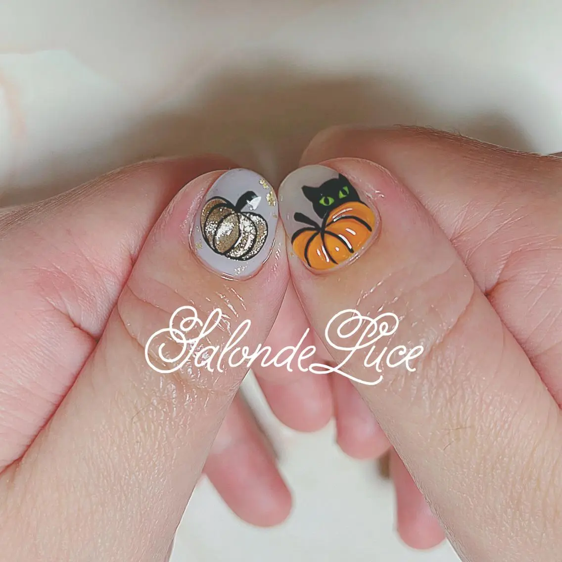 ネイル ハロウィン Salon de Luceのネイルデザイン