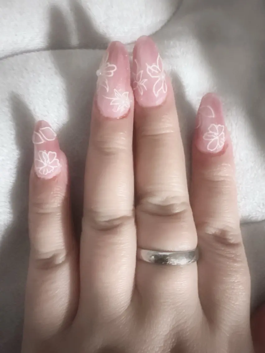 ハンド ワンカラーネイルの写真