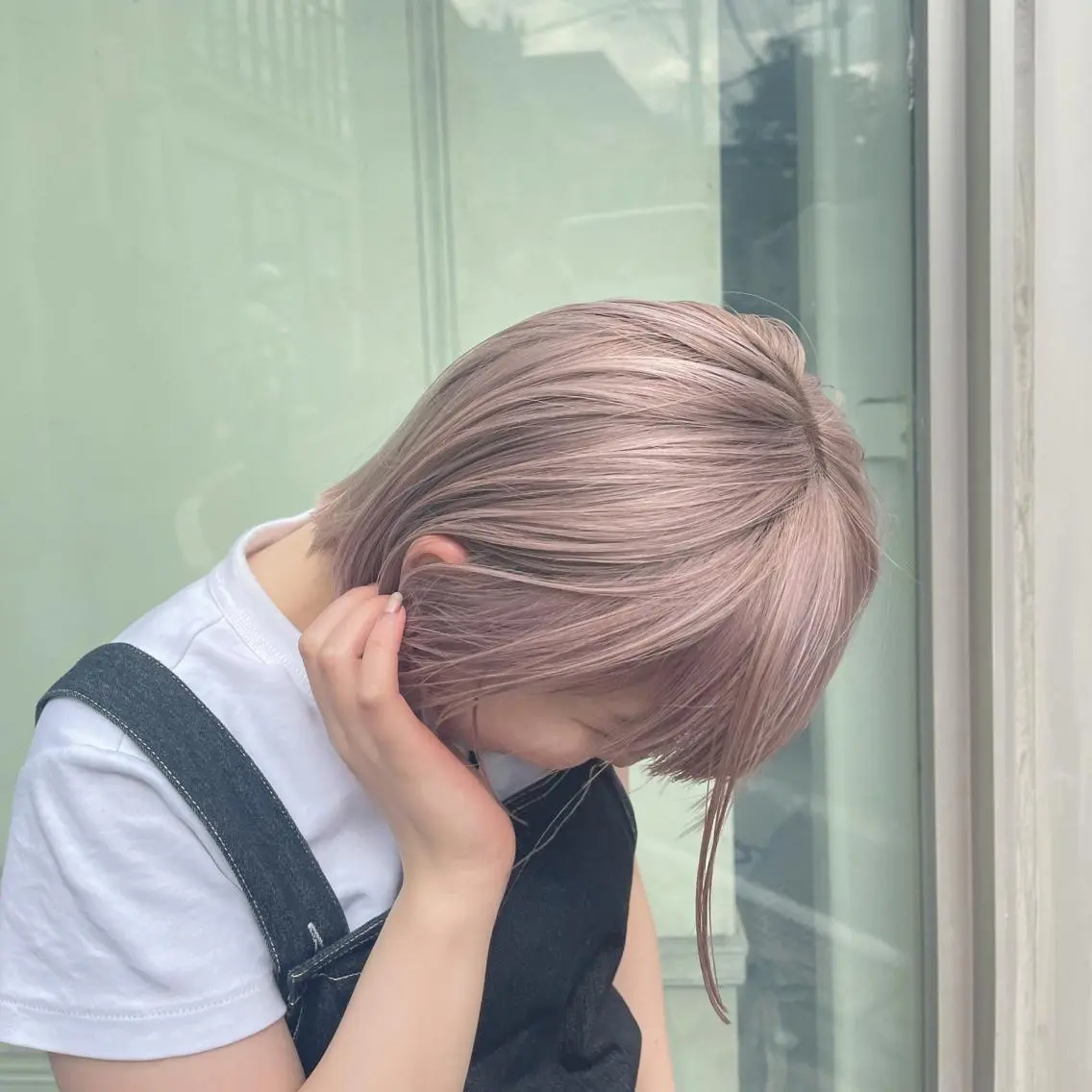 ショート カラー ブリーチ 🫧透明感ヘア🫧 🧸竹花　彩希🧸のヘアスタイル
