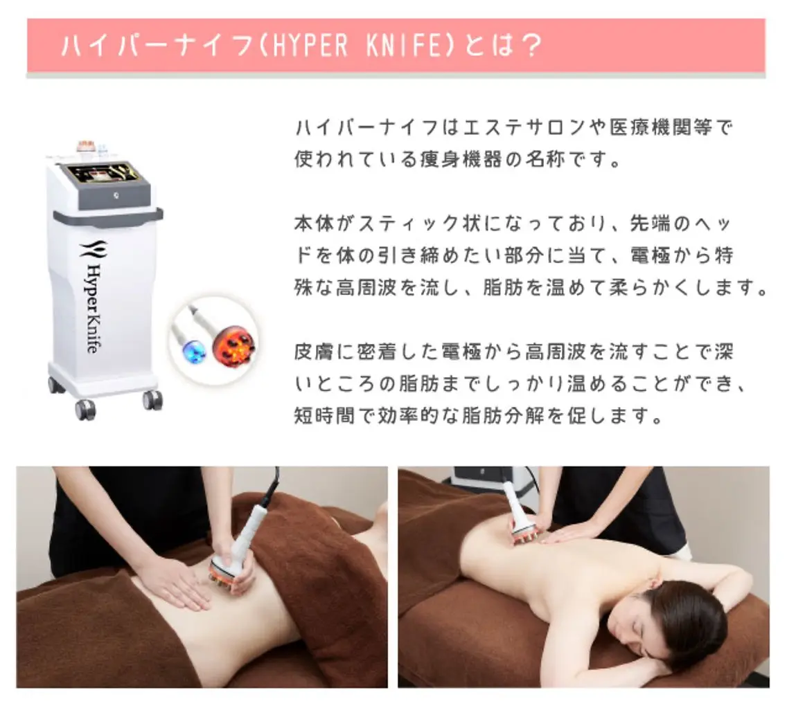 【1箇所集中ケア】ハイパーナイフ30分の写真