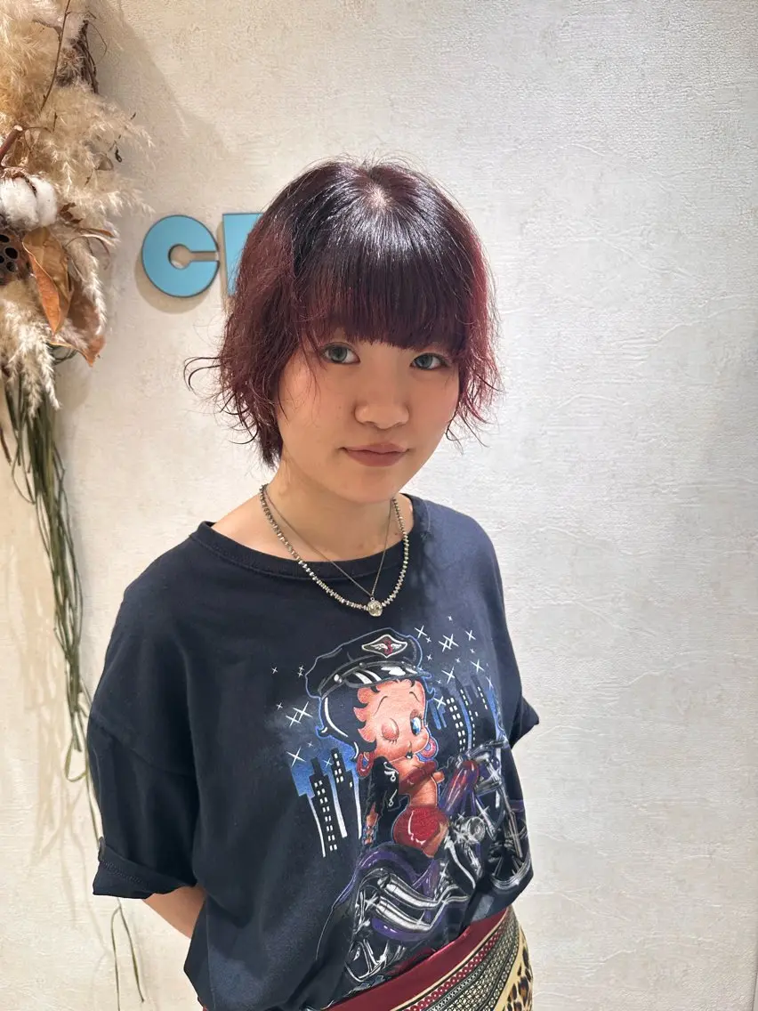 カラー ヘアカラー 🤍韓国風 透明感カラー🤍京香のヘアスタイル