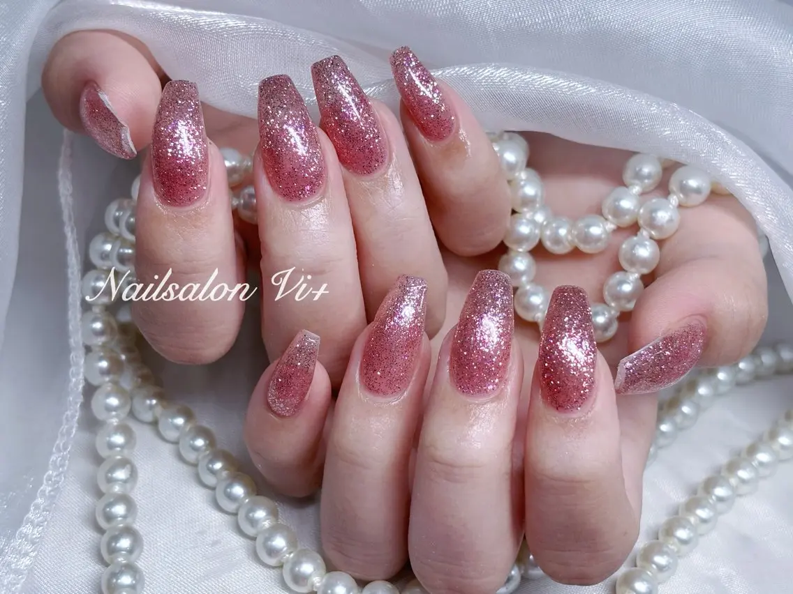 ネイル ハンドネイル Nailsalon Vi+ももか🩷のネイルデザイン