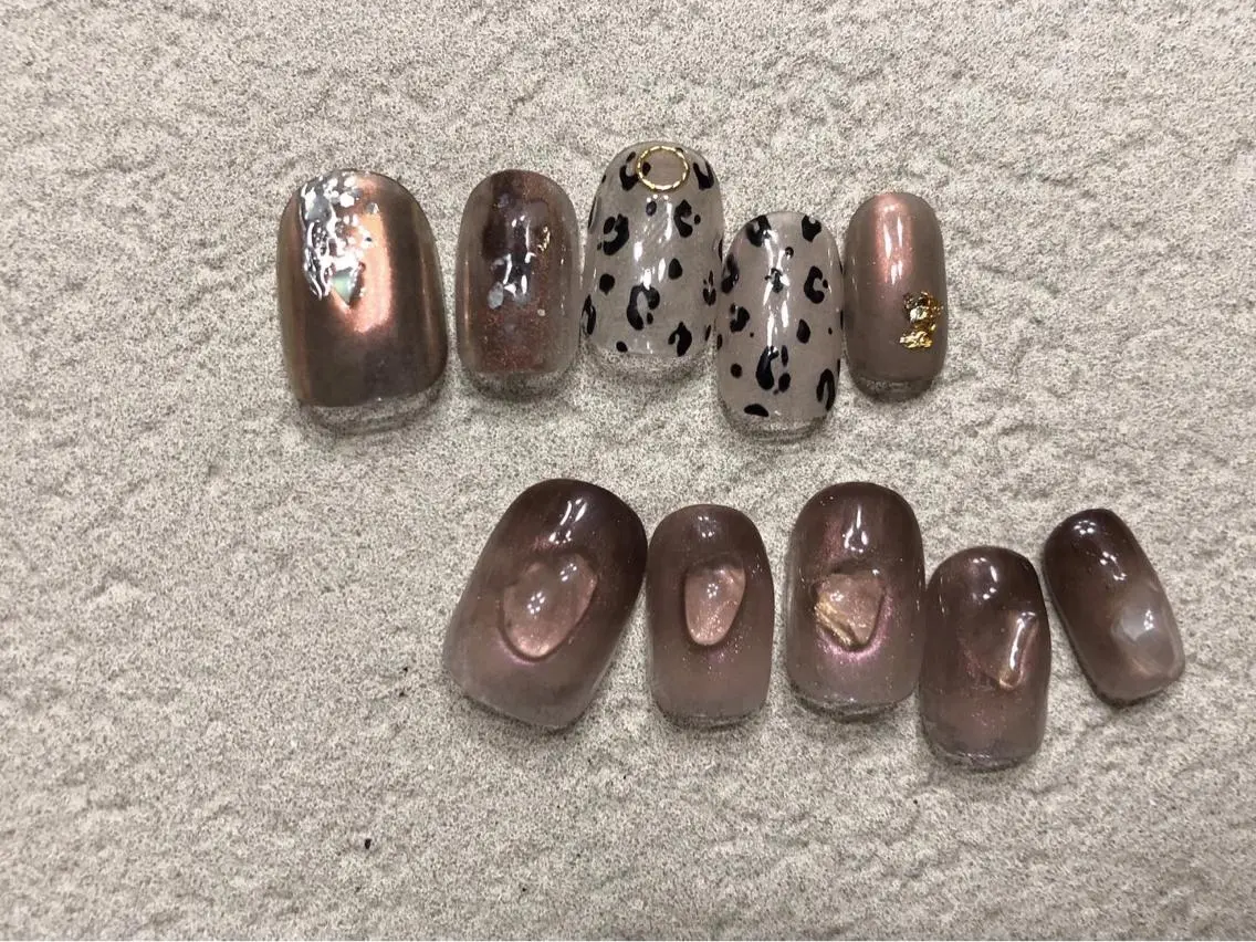 ネイル パラあり！フィルイン 美フォルムのネイルデザイン