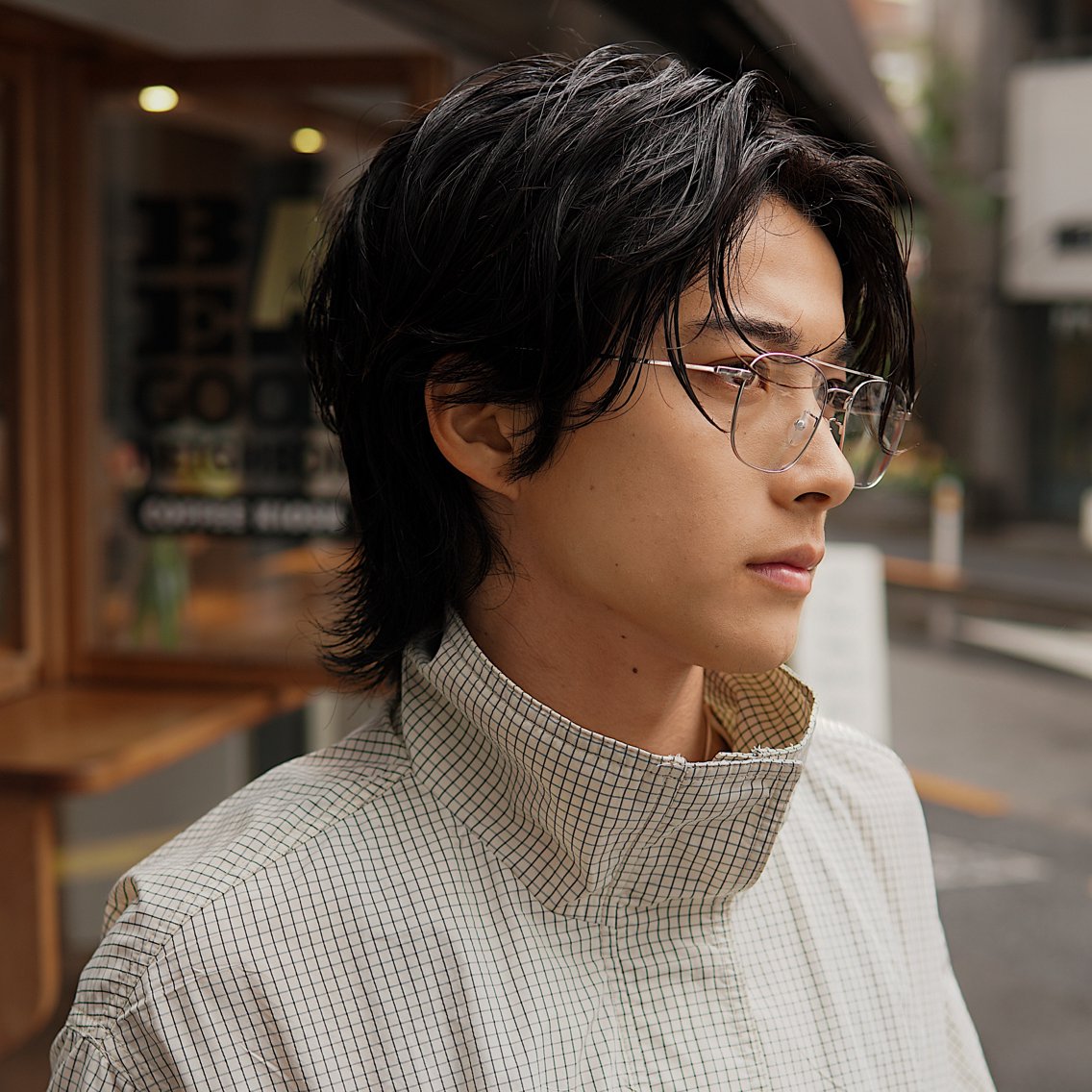 メンズ センターパート メンズパーマ 刈り上げ カット パーマ メンズヘア/ショート ヘア/takuyaのヘアスタイル