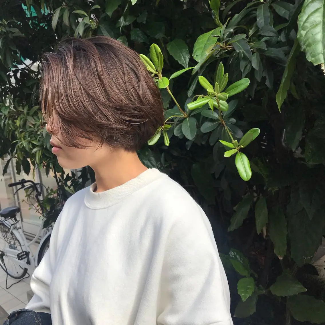ショート カラー ブラウンカラー ショートヘア ショート特化 /天神大名/ハルナのヘアスタイル