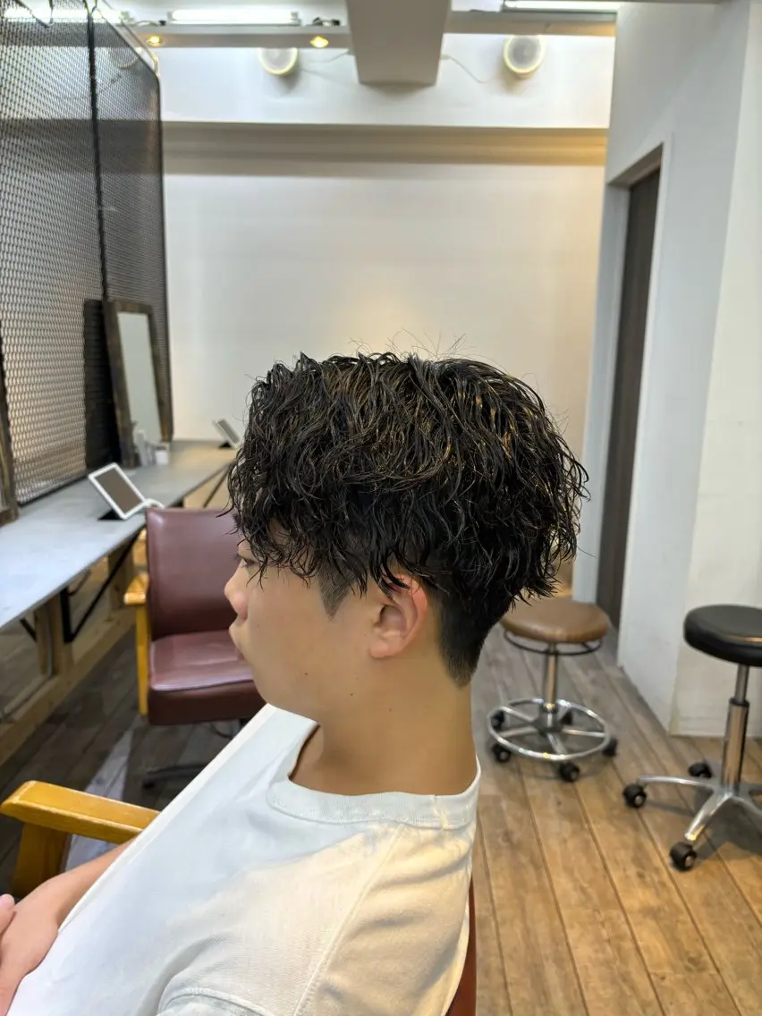 ミディアム カット kouhei メンズ特化/梅田のヘアスタイル