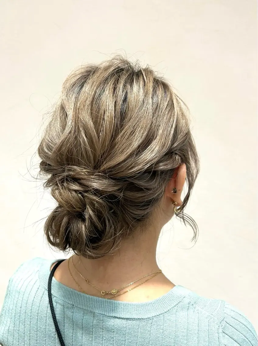 ヘアセット𓂃𓈒𓋜の写真