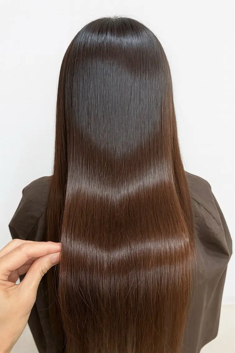ロング カット 縮毛矯正 トリートメント 年間1500人担当 代表　南一路のヘアスタイル