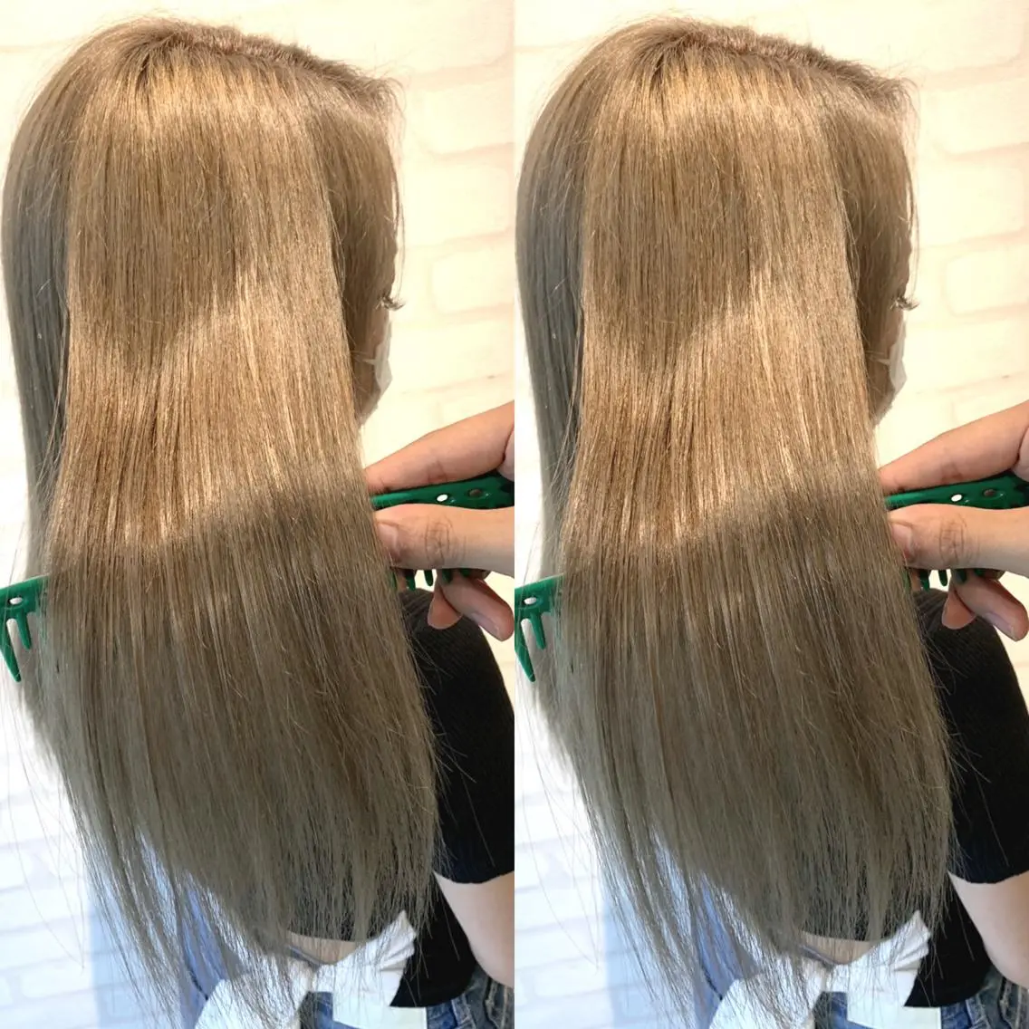 ロング 髪質改善 髪質改善カラーのヘアスタイル