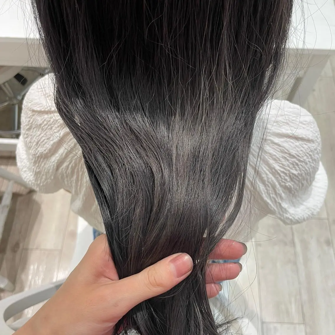 ロング カラー ブリーチ グレージュ ラベンダーカラー ラベンダーグレージュ ラベンダーグレー ヘアアレンジ/ 暖色🩵hazukiのヘアスタイル