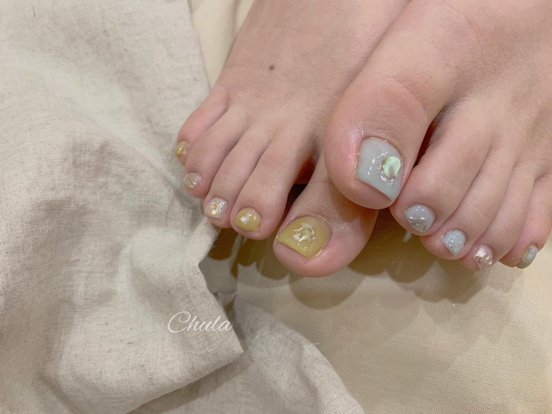 ネイル フットネイル noel_ yo31のネイルデザイン