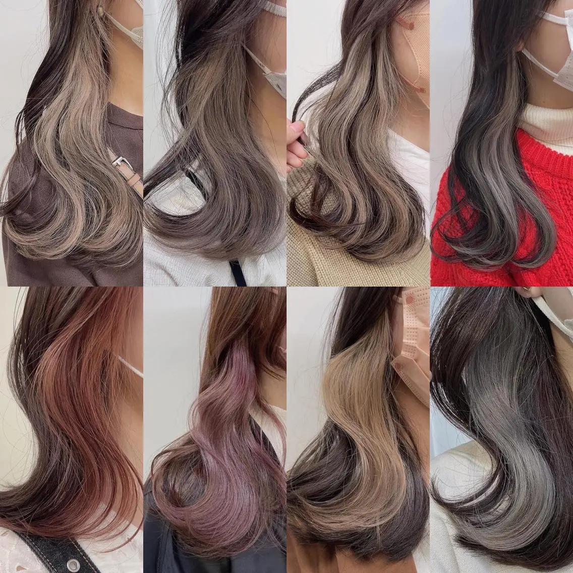 セミロング カラー ヘアカラー トリートメント ヘッドスパ ヘアセット 🥞ベージュ系カラー 【すずきりほ】🥞のヘアスタイル