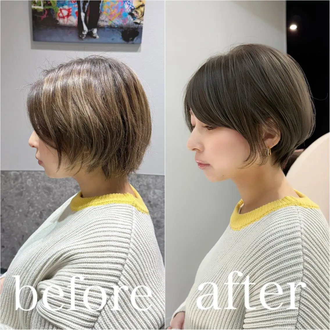 ショート ショートボブ ボブ ショートヘア ✨天使の美髪✨ ショートカット✨中山のヘアスタイル