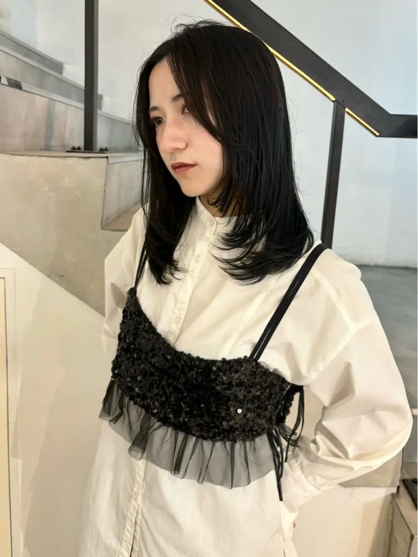 セミロング カラー カット ヘアカラー Kureha/ネイル トレンドヘアのマツエク・マツパデザイン