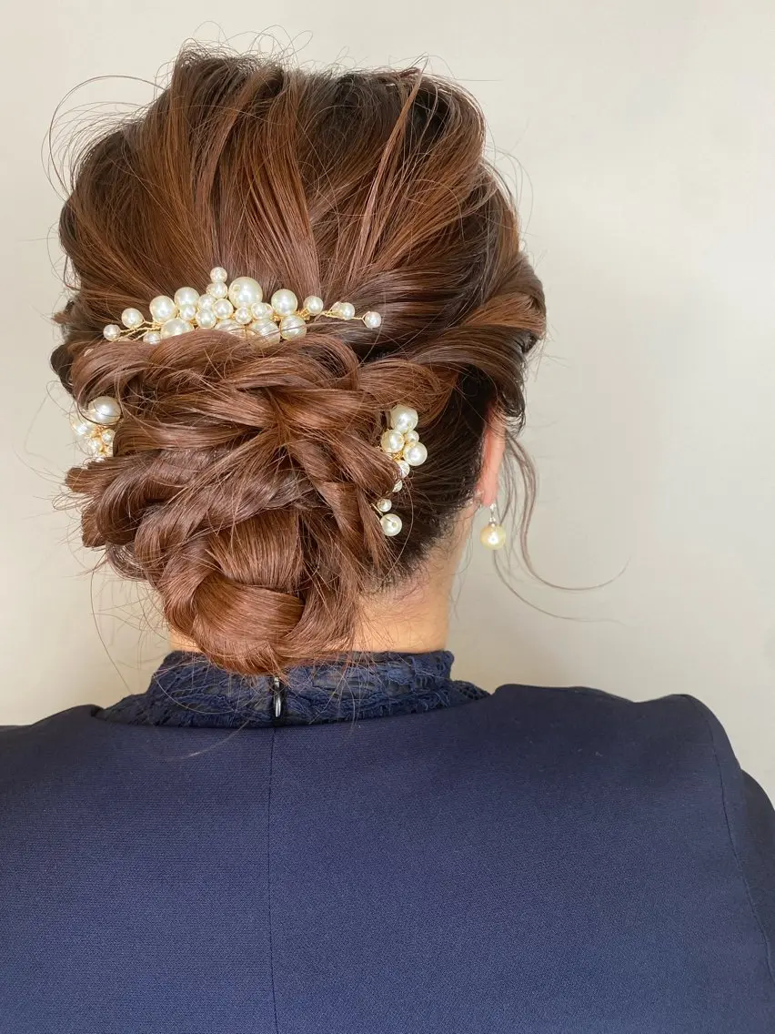 ロング ヘアアレンジ ヘアセット Hiroshi ヒロシのヘアスタイル