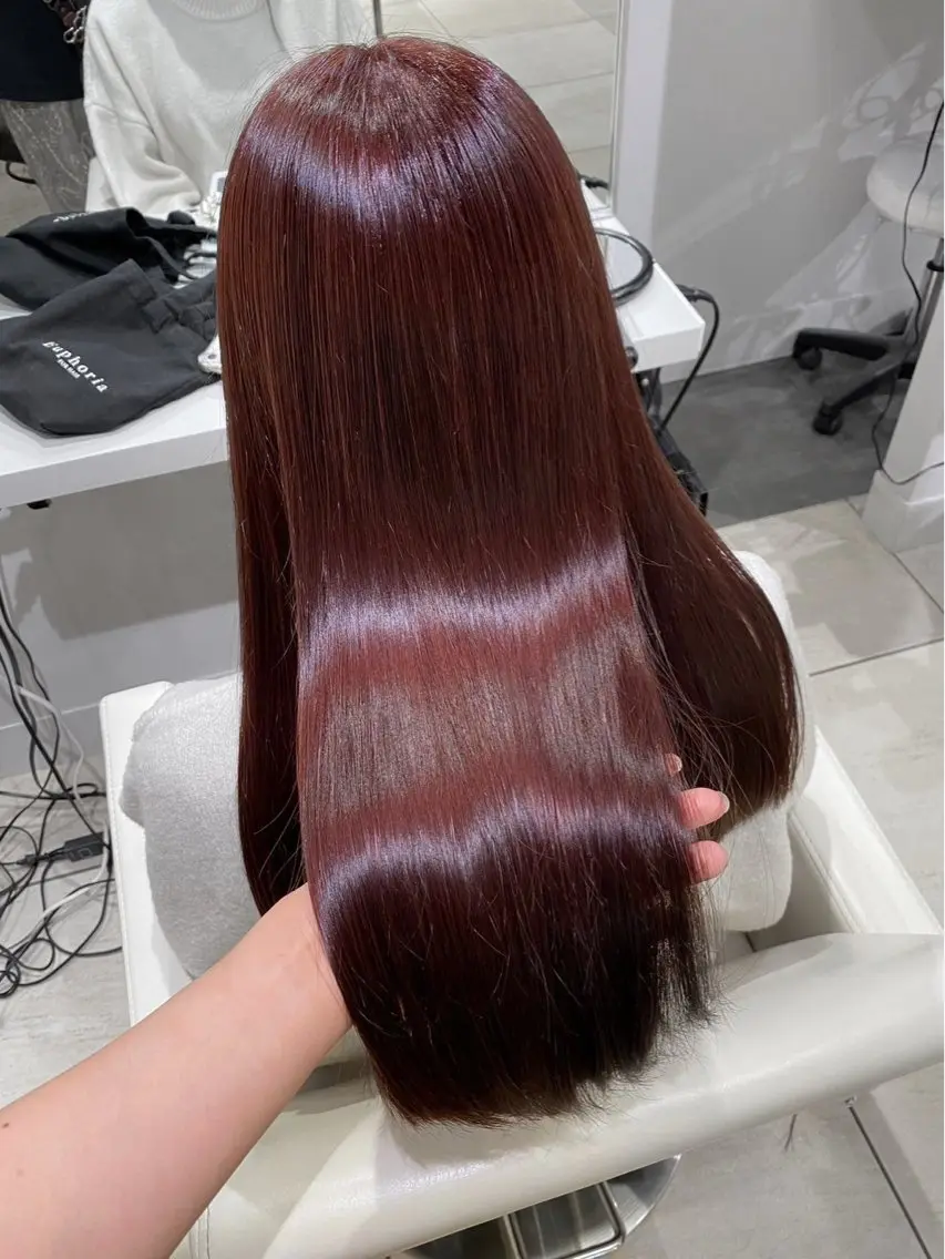ミディアム 縮毛矯正 ヘアカラー トリートメント カットモデル募集中/ 暖色/NOA🤎🎧のヘアスタイル