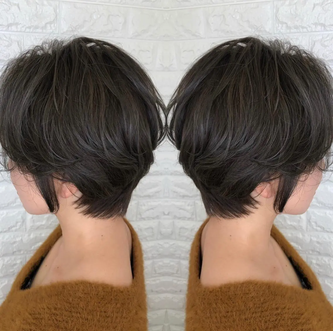 ショート 金沢 広美のヘアスタイル