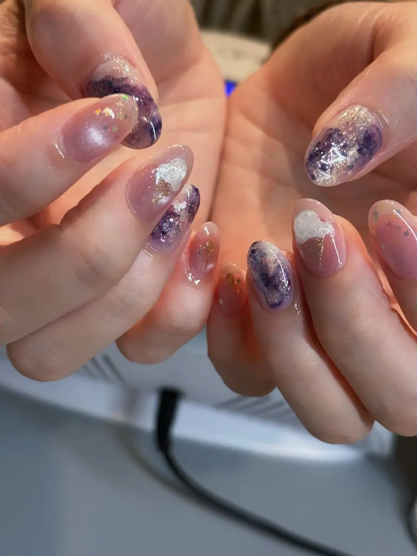 ネイル ハンドネイル china 🌙.・+のネイルデザイン