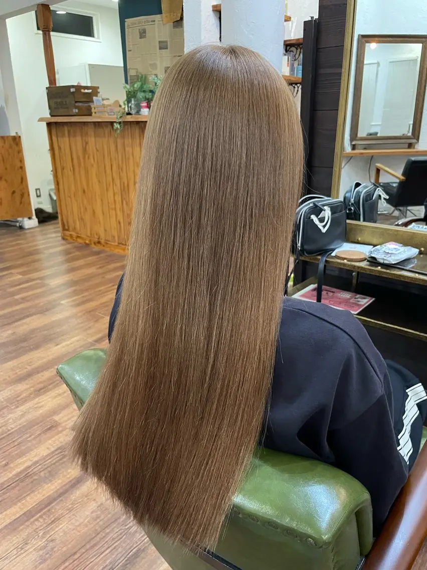 ロング ヘアカラー 下林 雅明のヘアスタイル