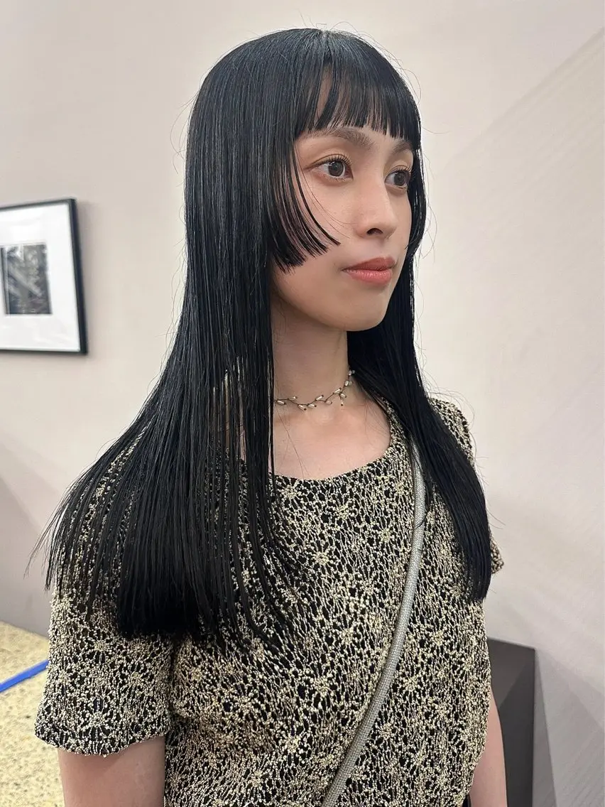 ロング カラー カット ヘアカラー トリートメント 🐏nao /レイヤーカット🐏のヘアスタイル