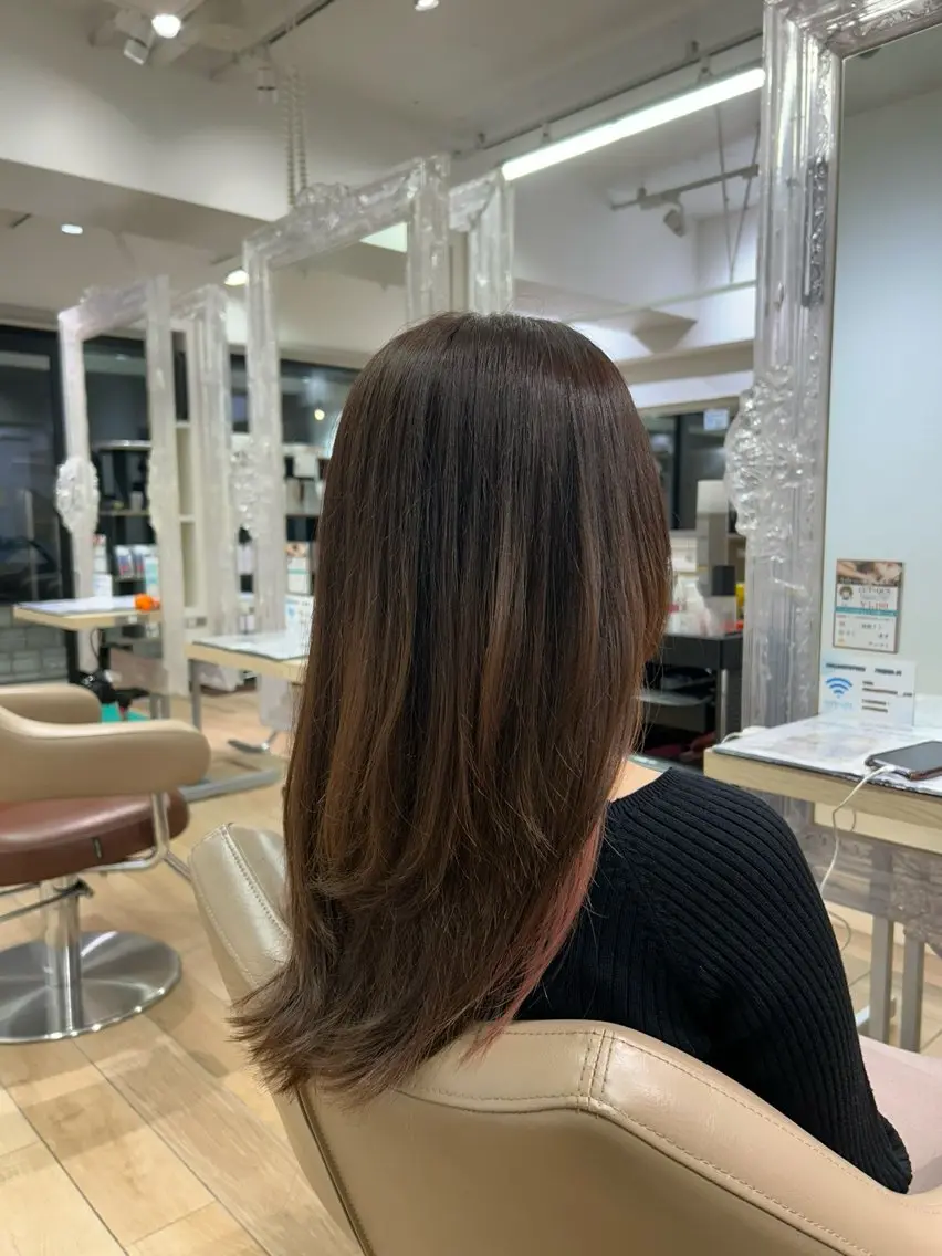 ロング ヘアカラー トリートメント 渡辺 大輝 メンズパーマのヘアスタイル