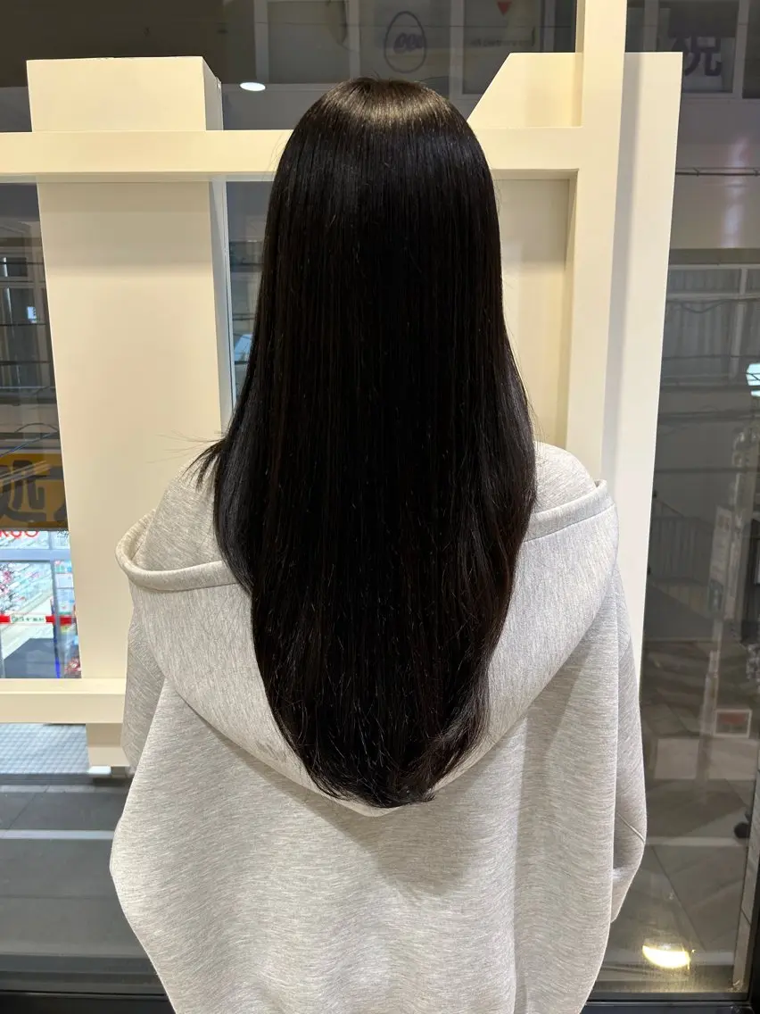 ロング カラー 透明感カラー イルミナカラー ロング レディースカット/ Saeko✂のヘアスタイル