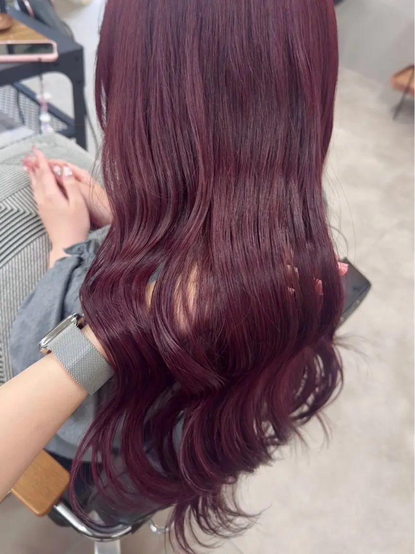 ロング ブリーチモデル募集中 冨田のヘアスタイル