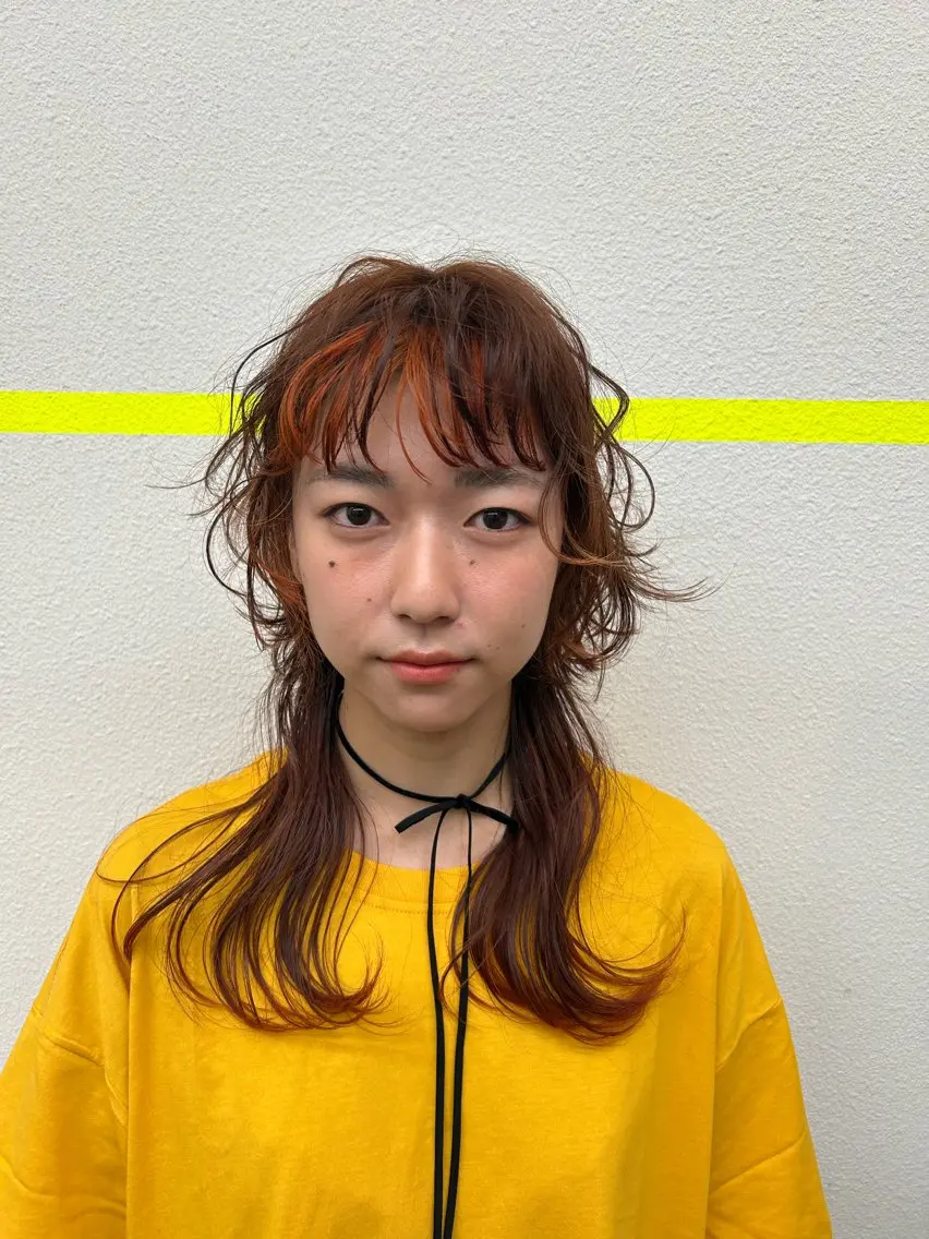 ミディアム ハイライト レイヤーカット 🌟カットモデル募集 ！酒井亜美のヘアスタイル