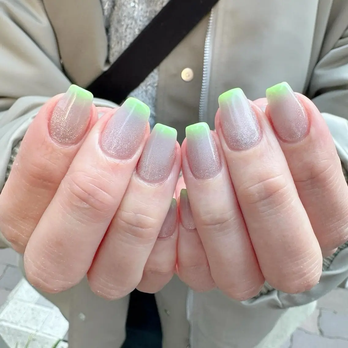 ネイル 氷ネイル・うるうるネイル 韓国ネイル マグネットネイル ニュアンスネイル 春ネイル 🪞KAPE NAIL 🪞のネイルデザイン