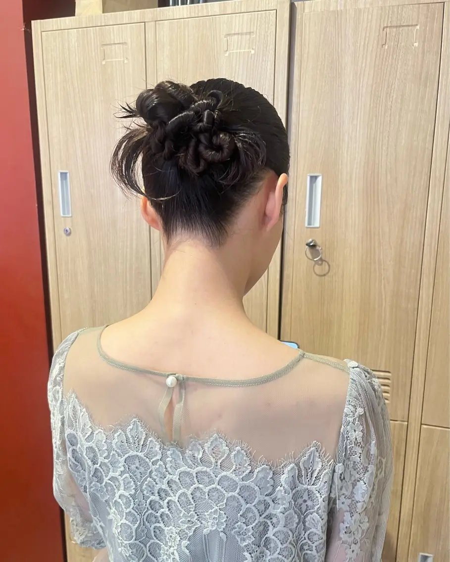 ヘアアレンジ レイヤーカット🍏 オリーブ/ののかのヘアスタイル