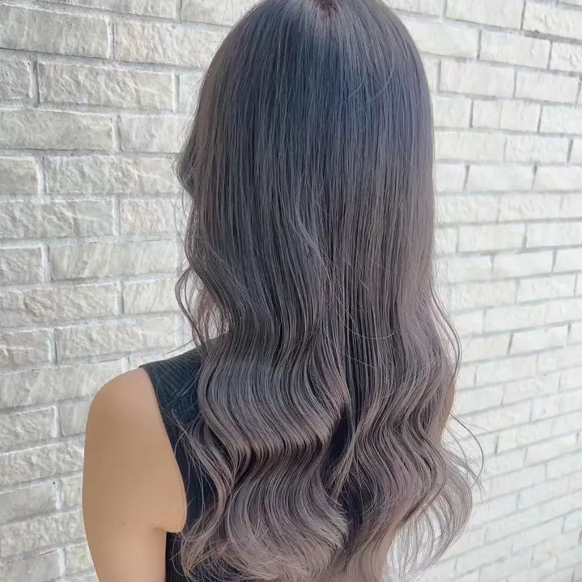 ロング カラー 縮毛矯正/ワンカラー モデル募集🫧羽夏のヘアスタイル