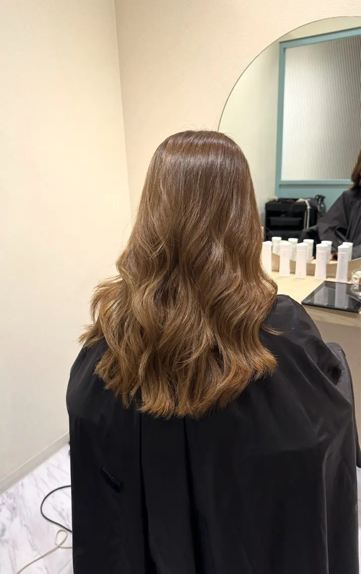 ロング カット ヘアカラー トリートメント 丹野 圭太のヘアスタイル