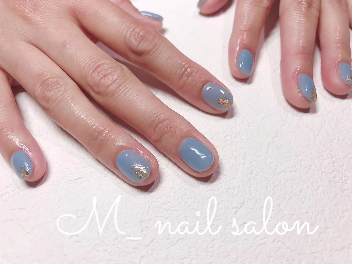ネイル シンプルネイル M_ nail salonのネイルデザイン