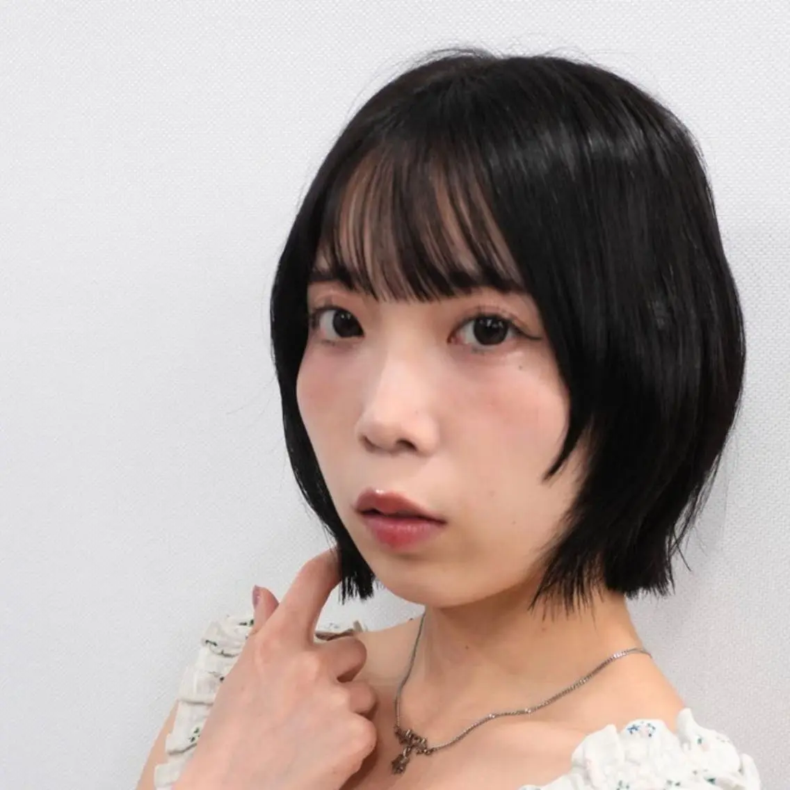 ショート カラー ショートボブ 黒髪 透明感カラー ボブ ショートヘア ❇️安達 優心❇️ レイヤー/艶髪特化のヘアスタイル