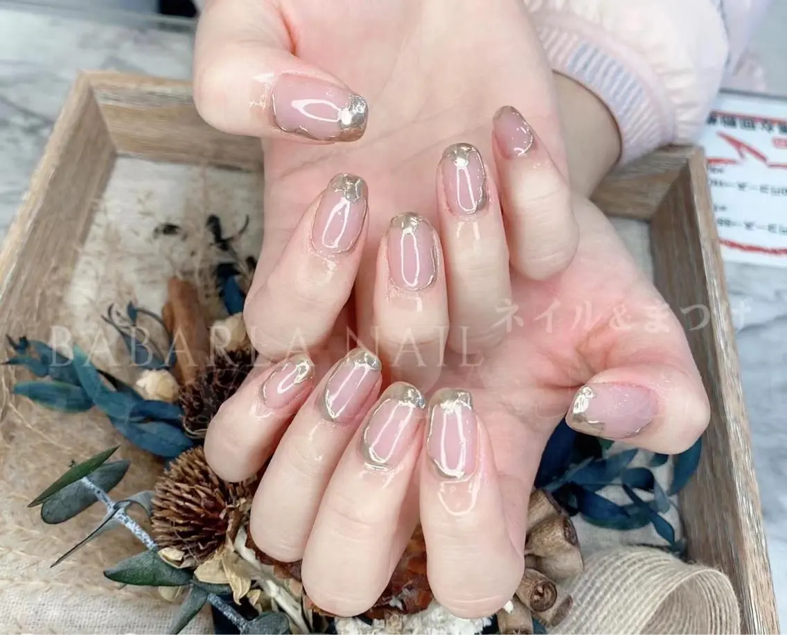ネイル ゴールド Babarla Nailのネイルデザイン