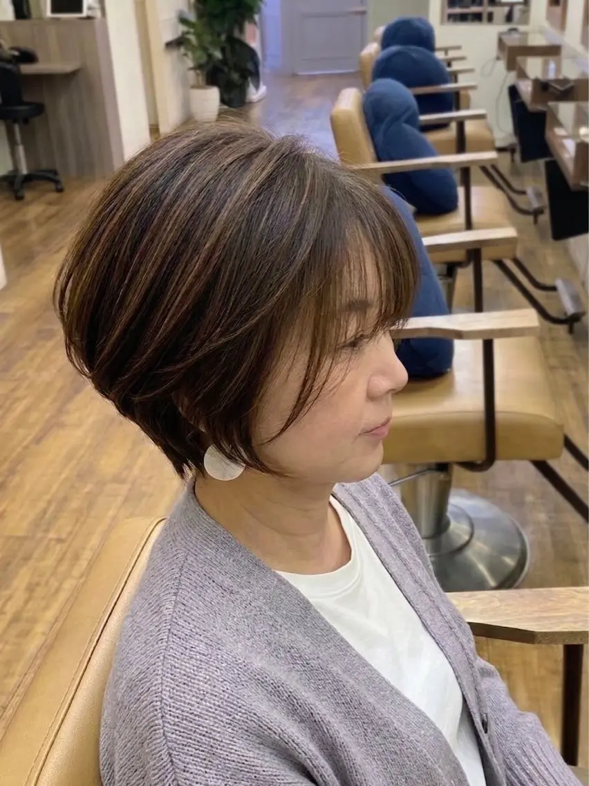 ショート matsushita saoriのヘアスタイル