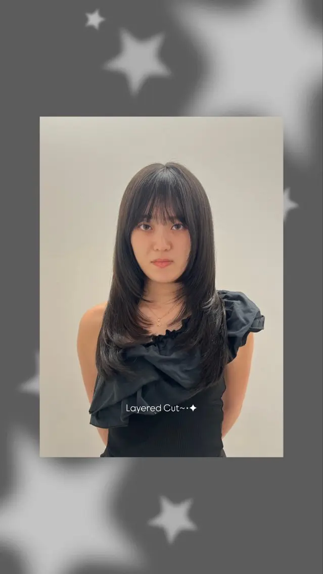 ロング chihiro" 艶髪×透明感カラーのヘアスタイル