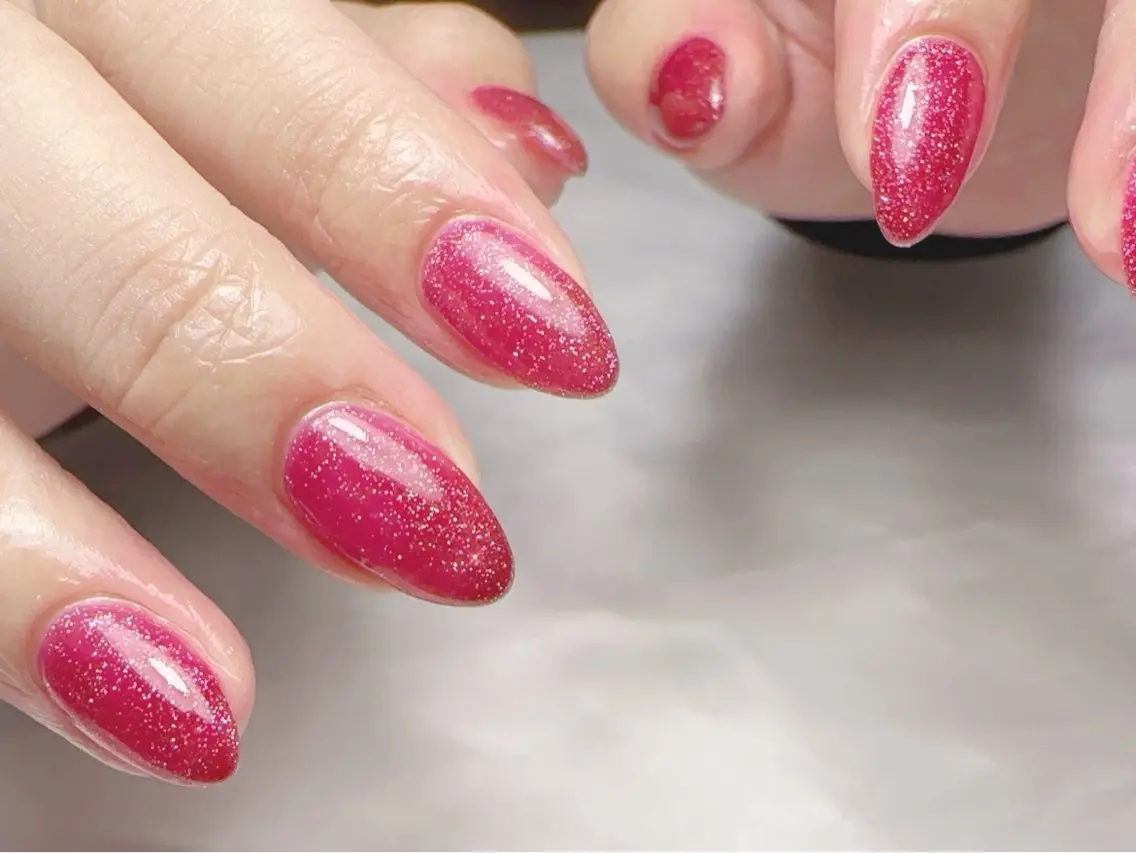 ネイル ハンドネイル Cherie PINKのネイルデザイン